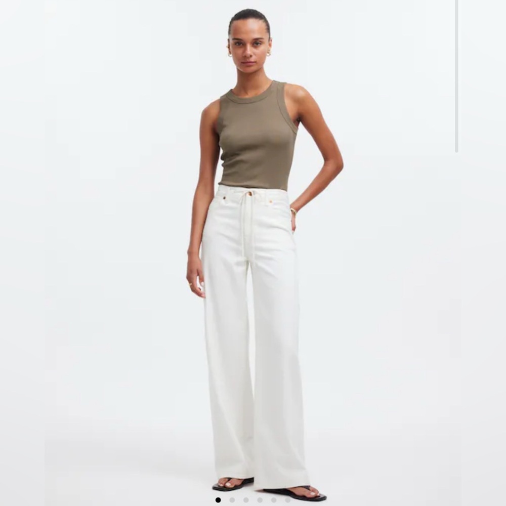 Madewell Superwide-Leg Jeans: Drawstring Edition sz 29
